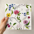 20 Guardanapos Papel Decoupage Floral Colorido Triplo 33x33