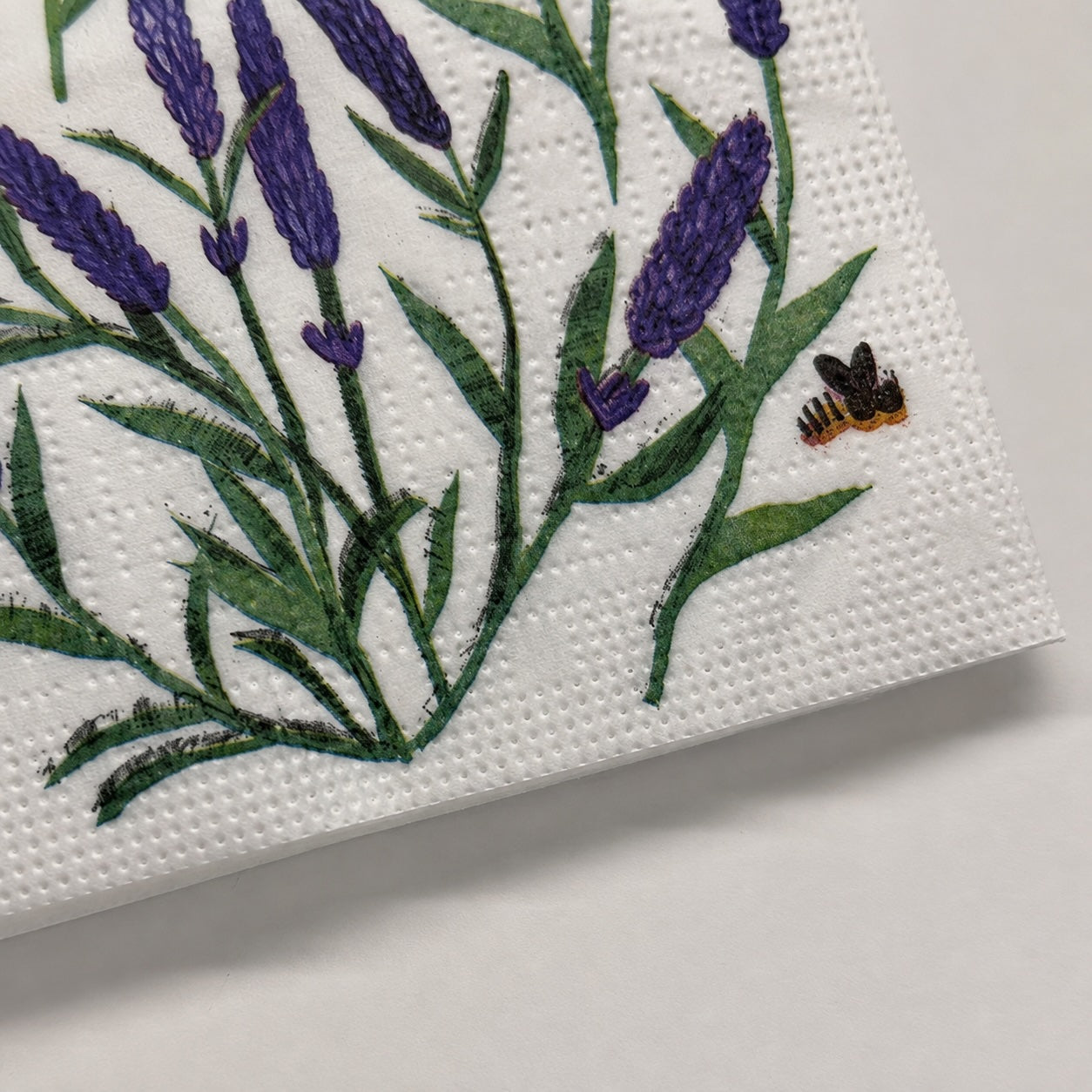 20 Guardanapos Papel Lavanda Abelhas Decoupage Triplo 33x33